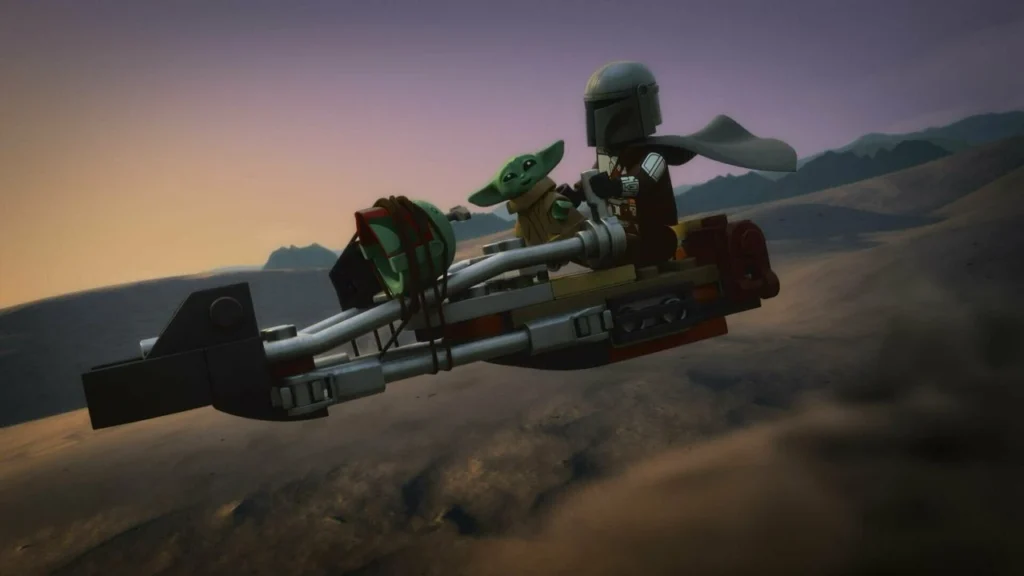 نقد انیمیشن LEGO Star Wars: The Mandalorian | فضای آجری هم جذاب است